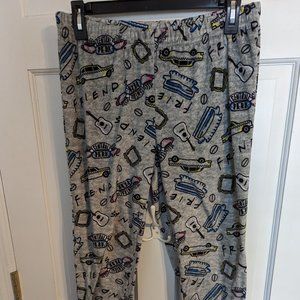 Gray Friends Themed Pajama Pants
